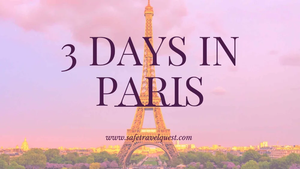 3 days in paris