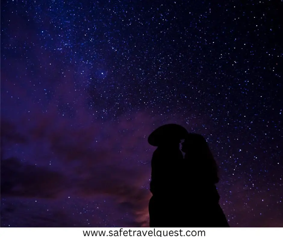 Alpine Texas at Night