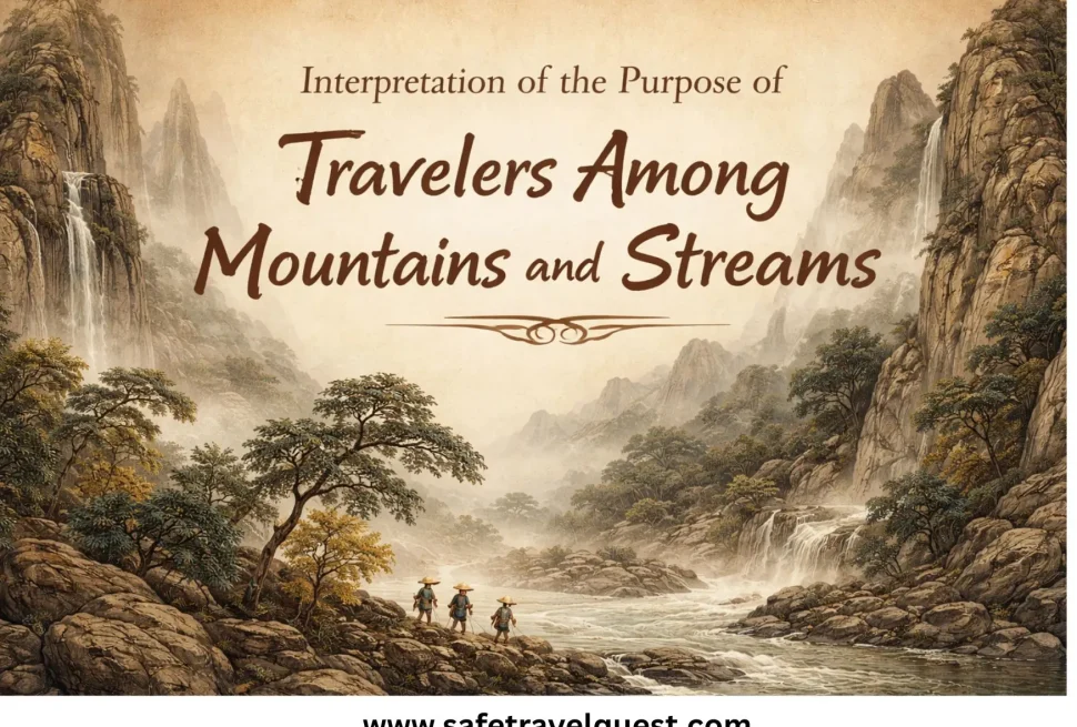 Interpretation of the Purpose of Travelers Among Mountains and Streams