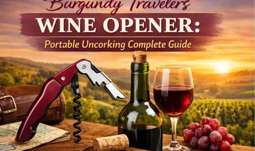 Burgundy Travelers Wine Opener: Portable Uncorking Complete Guide.