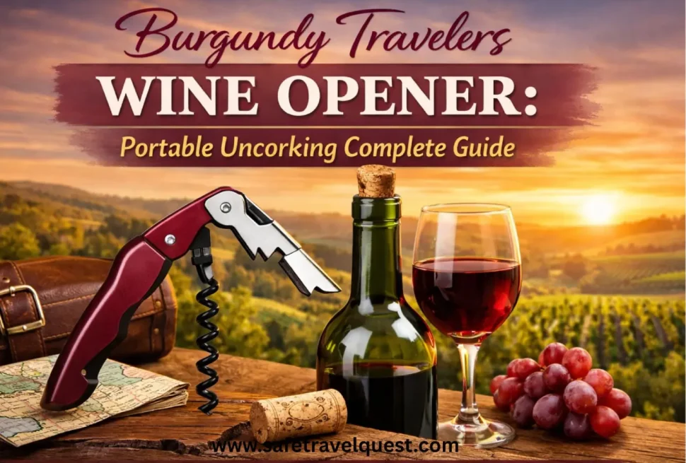 Burgundy Travelers Wine Opener
