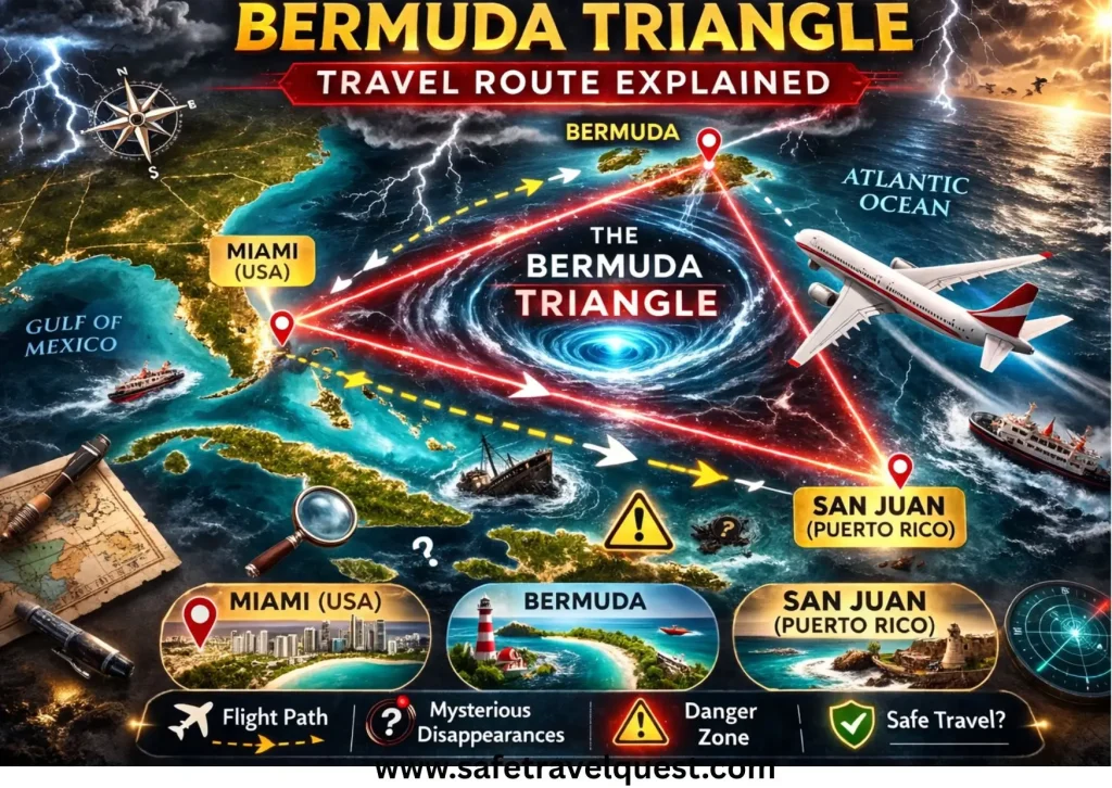 Flight 441 Bermuda Triangle Travel Route