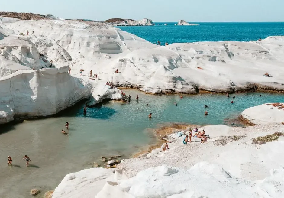 Beaches Milos Island Greece