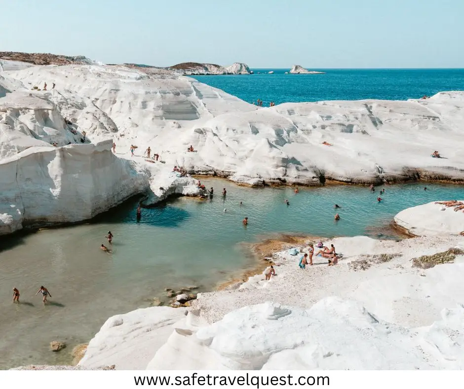 Beaches Milos Island Greece
