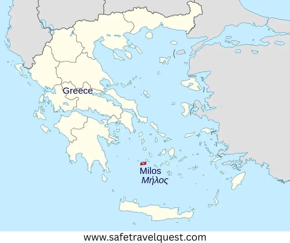 Beaches Milos Island Greece