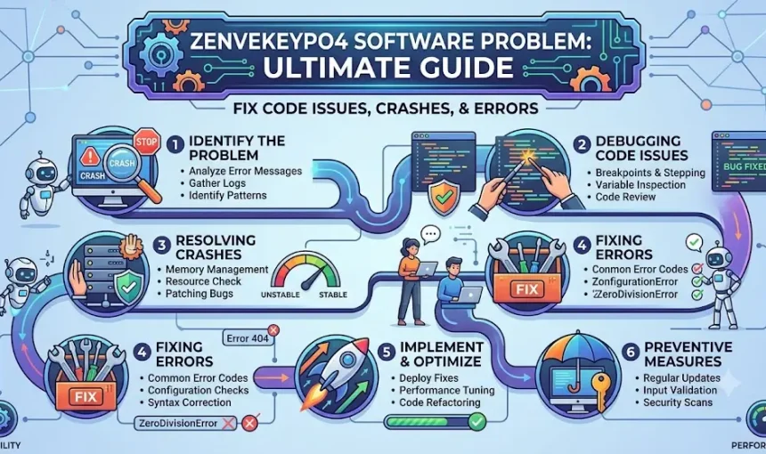 Zenvekeypo4 Software Problem : Ultimate Guide to Fix Code issue ,Crashes, Errors