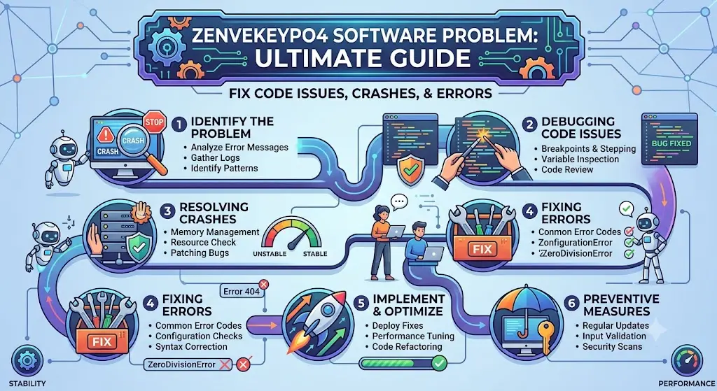 zenvekeypo4 software problem